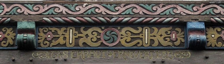 Datei:Lage, Bergstr. 23, Inschrift Penke 2014.jpg