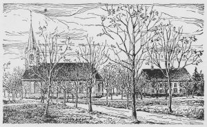 Kirche und Pfarrhaus 1900.jpg